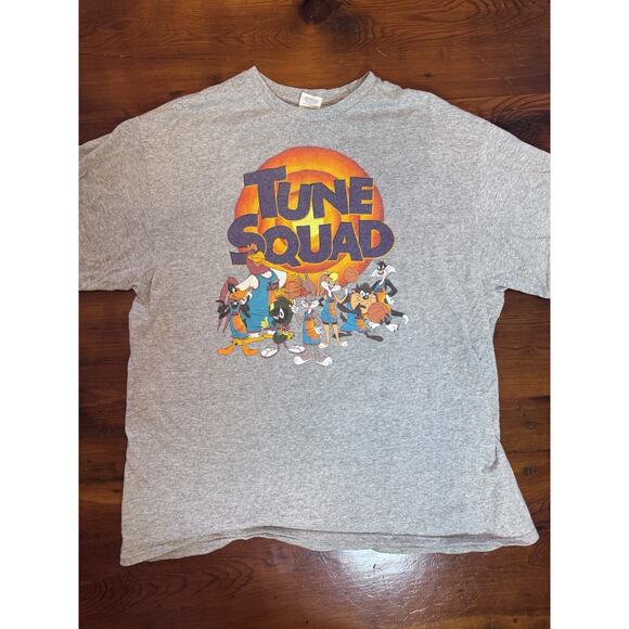 Delta Other - Delta Space Jam Mens Shirt Gray 1996 Movie Toon Squad MJ Bugs Bunny Crew XL